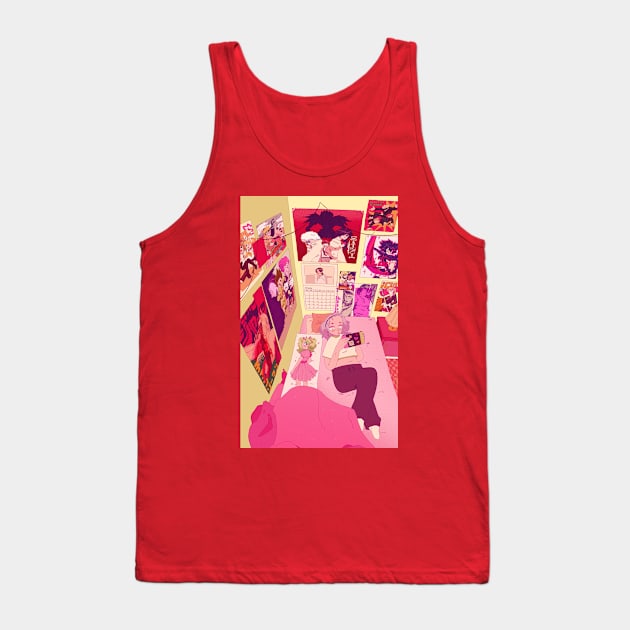 anime video game time Tank Top by ELIWHY